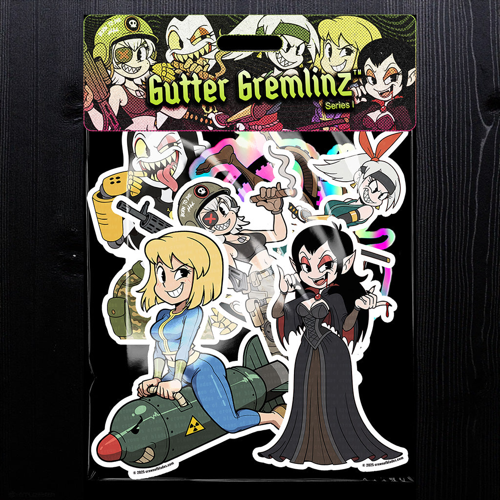 Gutter Gremlinz™ Sticker 6-Pack – Buy 3 Get 3 FREE
